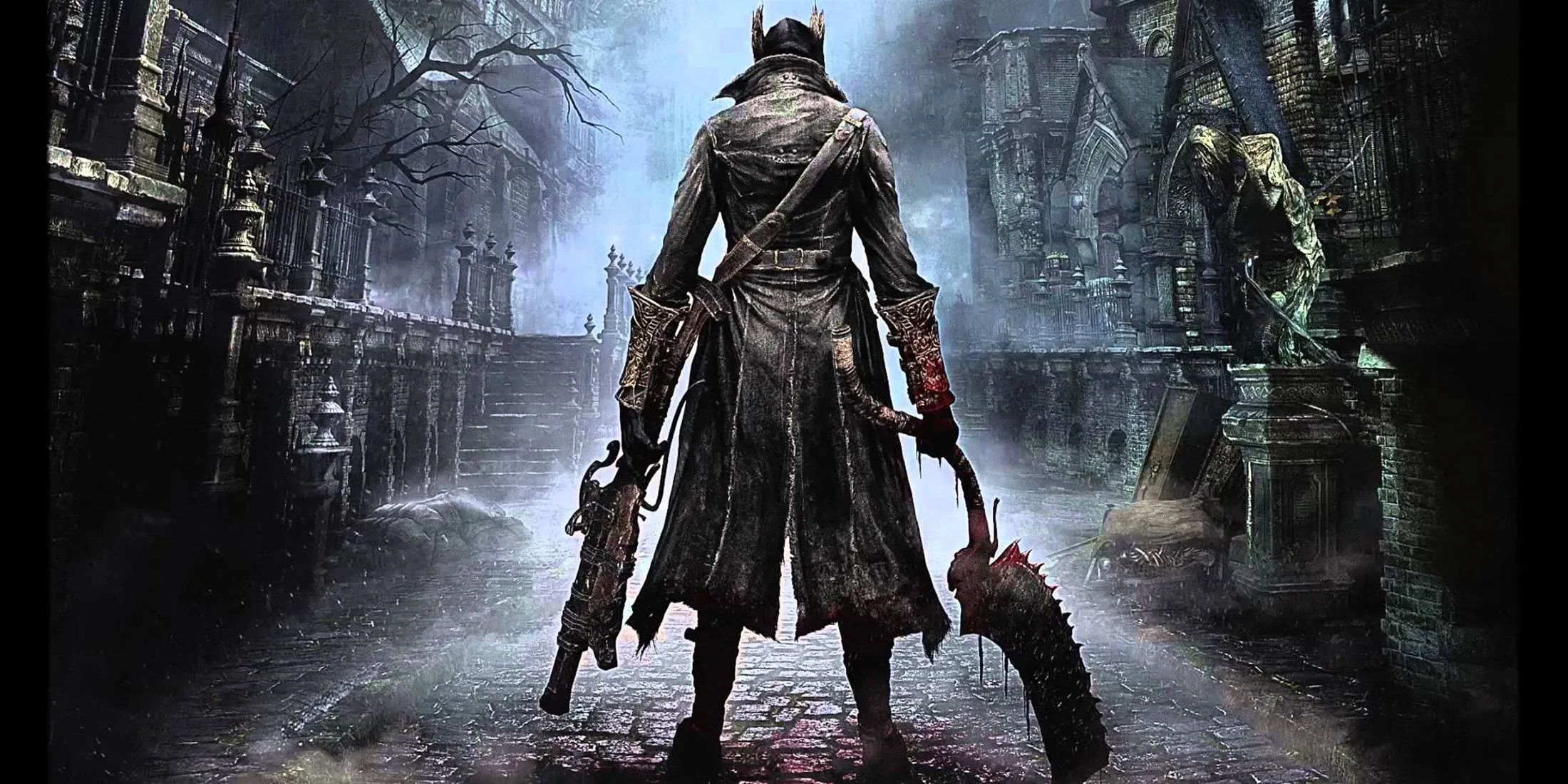 Thành phố Yharnam u ám trong game Bloodborne