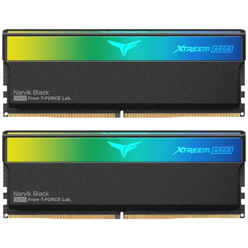 Thanh RAM TeamGroup T-Force XTREEM ARGB DDR5-7200 minh họa cho tầm quan trọng của độ trễ CAS (CL)