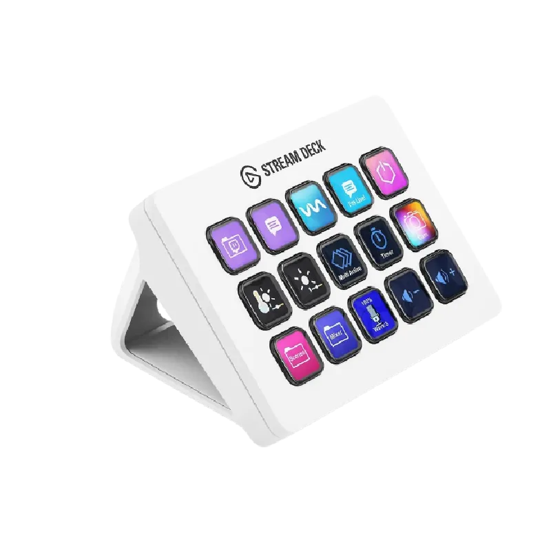 Thiết bị điều khiển livestream Elgato Stream Deck MK.2 với 15 phím bấm lập trình được, hỗ trợ tối ưu quy trình sản xuất nội dung