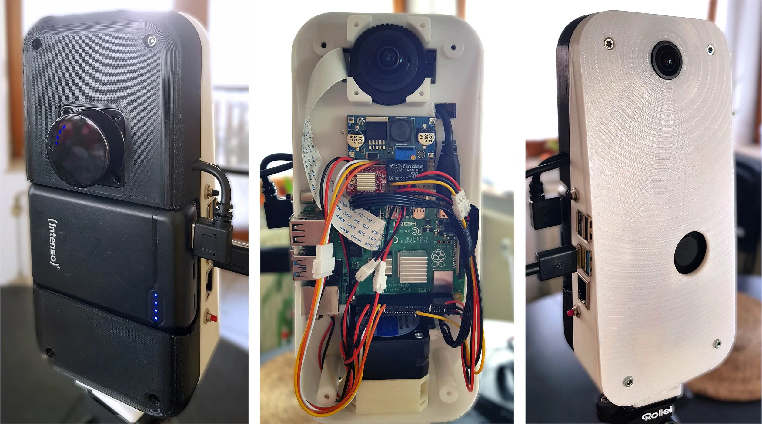 Thiết bị máy quét LiDAR DIY PiLiDAR được xây dựng từ Raspberry Pi đang hoạt động.