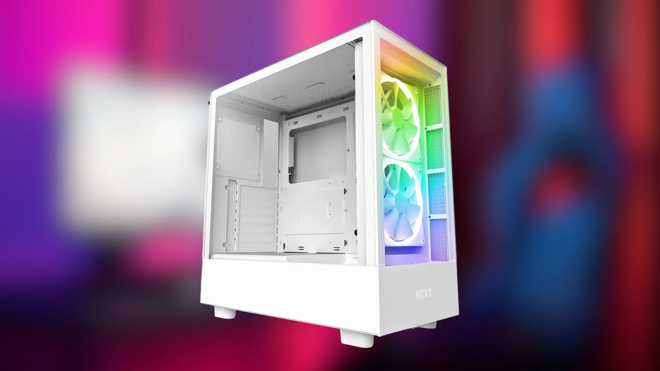 Thiết kế bên trong của NZXT H5 Elite trưng bày khả năng tản nhiệt và quản lý cáp hiệu quả