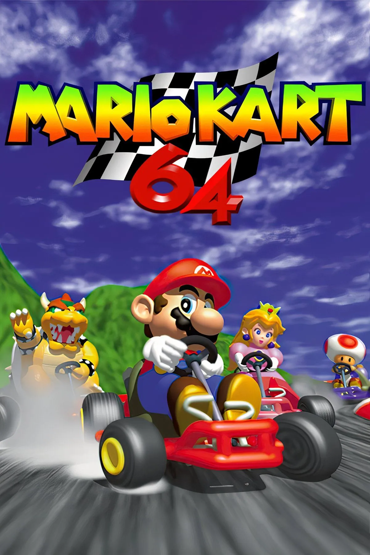 Thông tin chi tiết về game Mario Kart 64 bao gồm thể loại, hệ máy, ngày phát hành và nhà phát triển.
