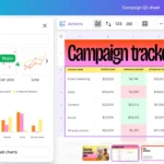 Tính năng Magic Charts của Canva tự động đề xuất biểu đồ tối ưu từ dữ liệu bảng tính.
