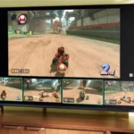 Trải nghiệm chơi Mario Kart World với Camera Nintendo Switch 2 trên TV