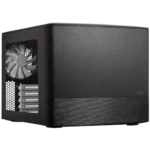 Vỏ case Fractal Design Node 804 màu đen với thiết kế vuông vức, chuyên dụng cho NAS