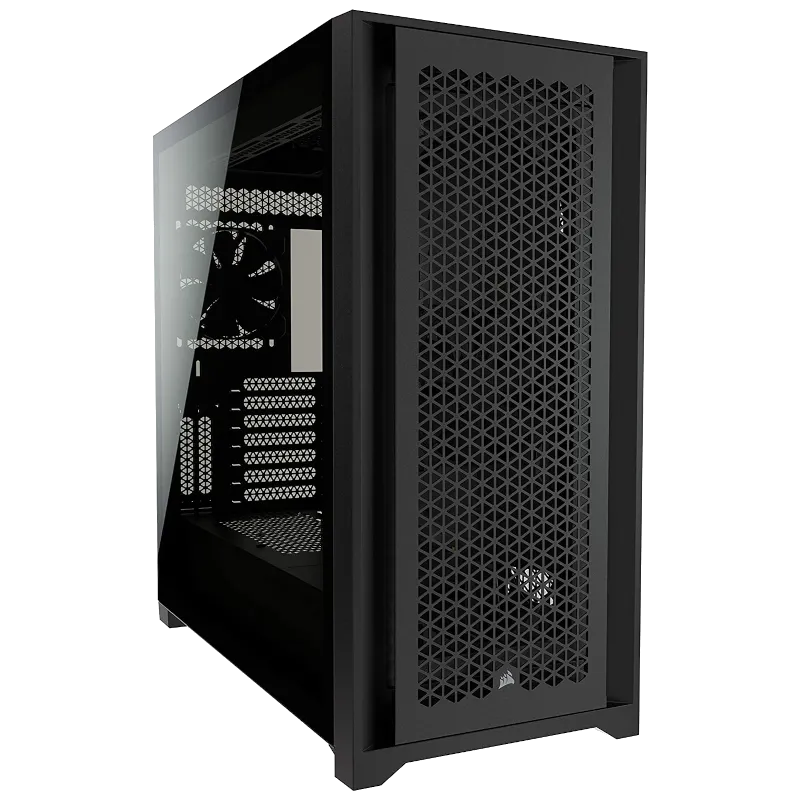Vỏ case máy tính Corsair 5000D Airflow với thiết kế lưới thoáng khí tối ưu tản nhiệt SSD