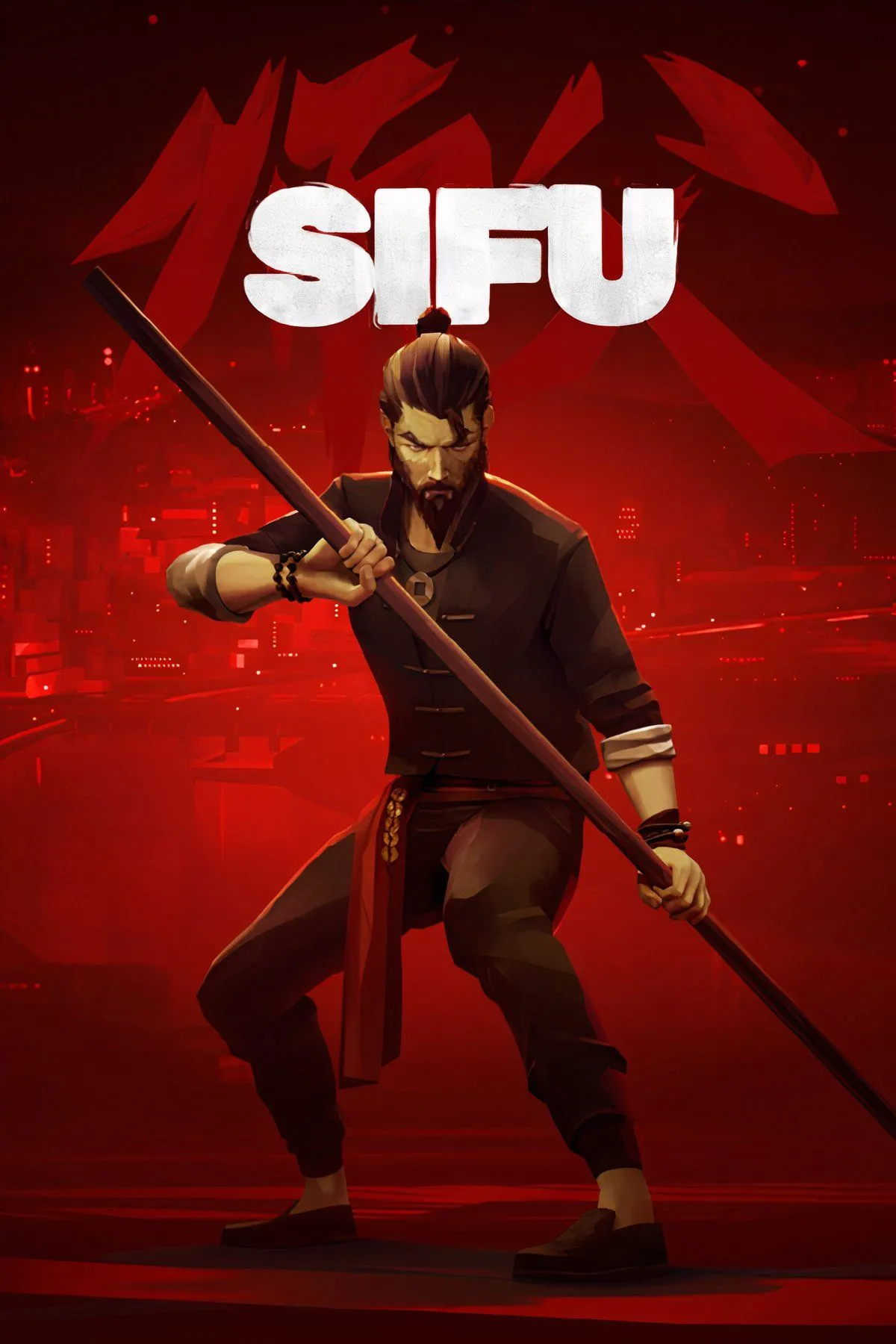Võ sĩ Sifu thể hiện kỹ năng chiến đấu võ thuật trong game hành động.
