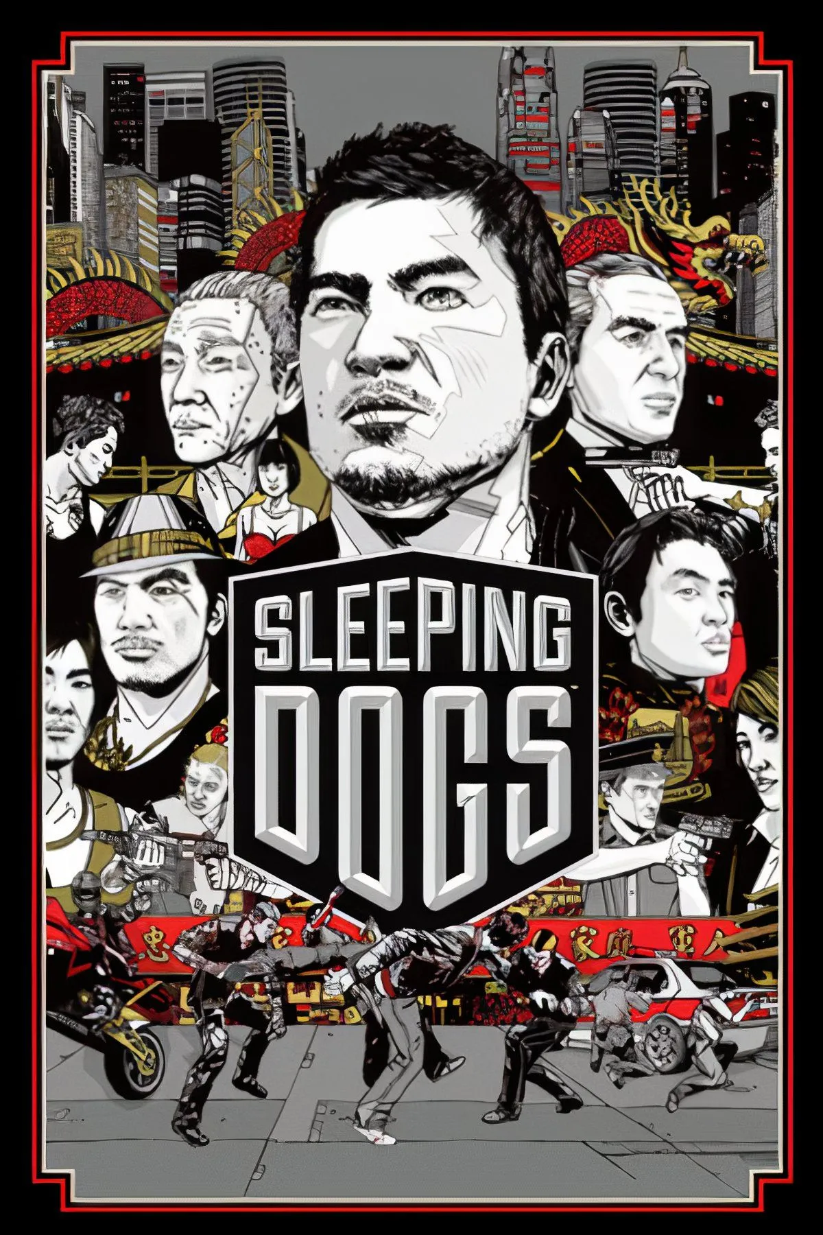 Wei Shen trong Sleeping Dogs thực hiện động tác nhảy xe độc đáo