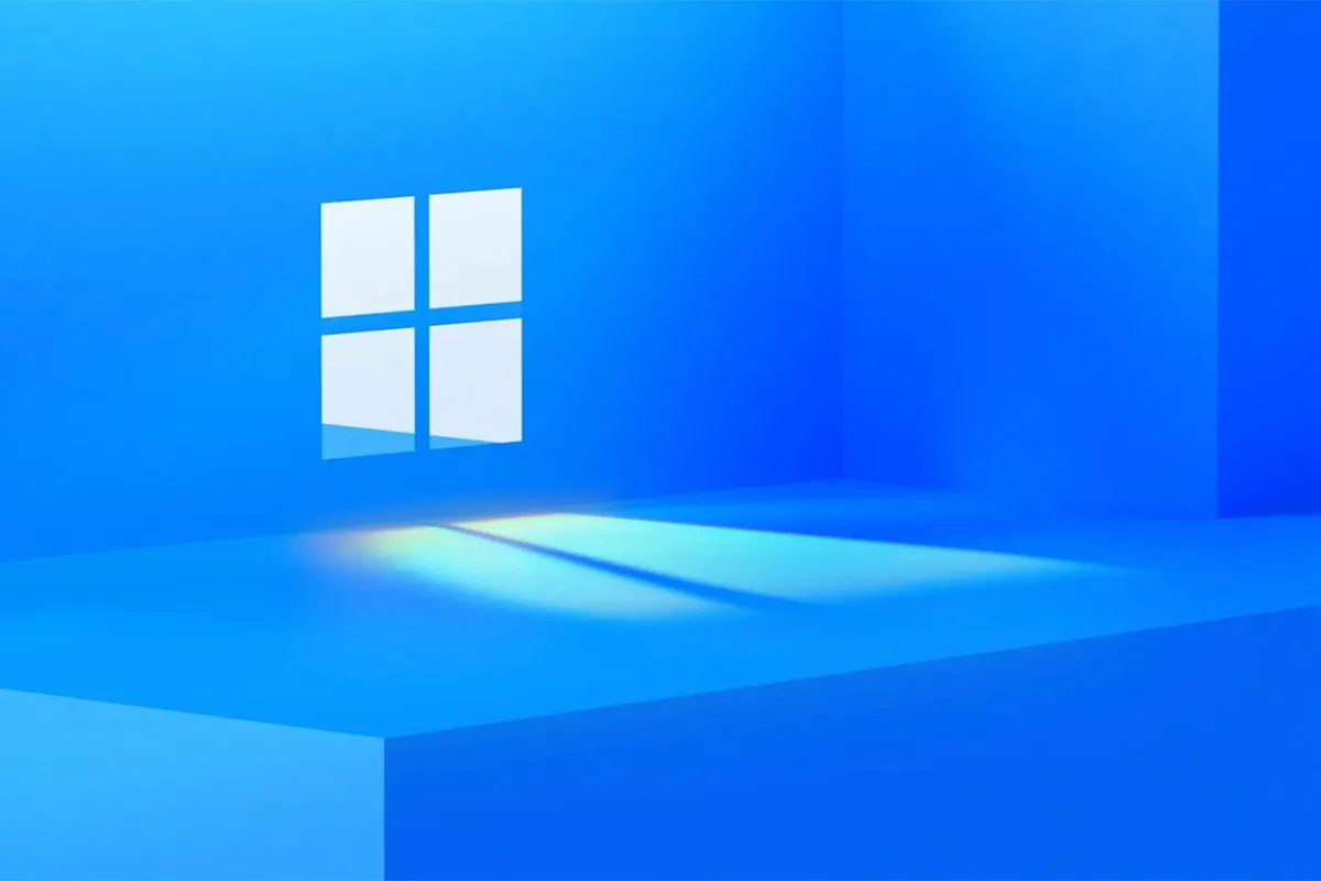 Windows 11 giao diện màn hình nền, thể hiện mục tiêu phổ biến hóa hệ điều hành này.