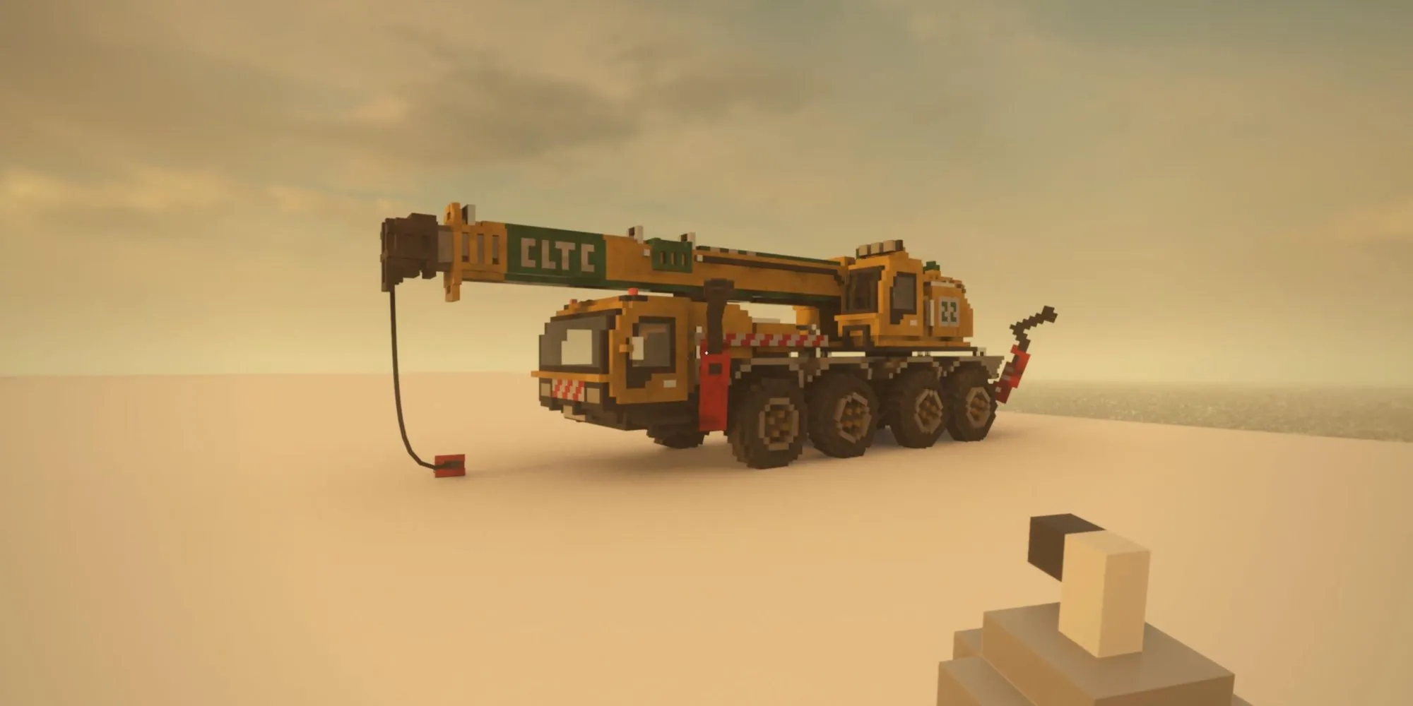Xe tải tiện ích trong game Teardown, minh họa cho game indie sáng tạo trên Steam